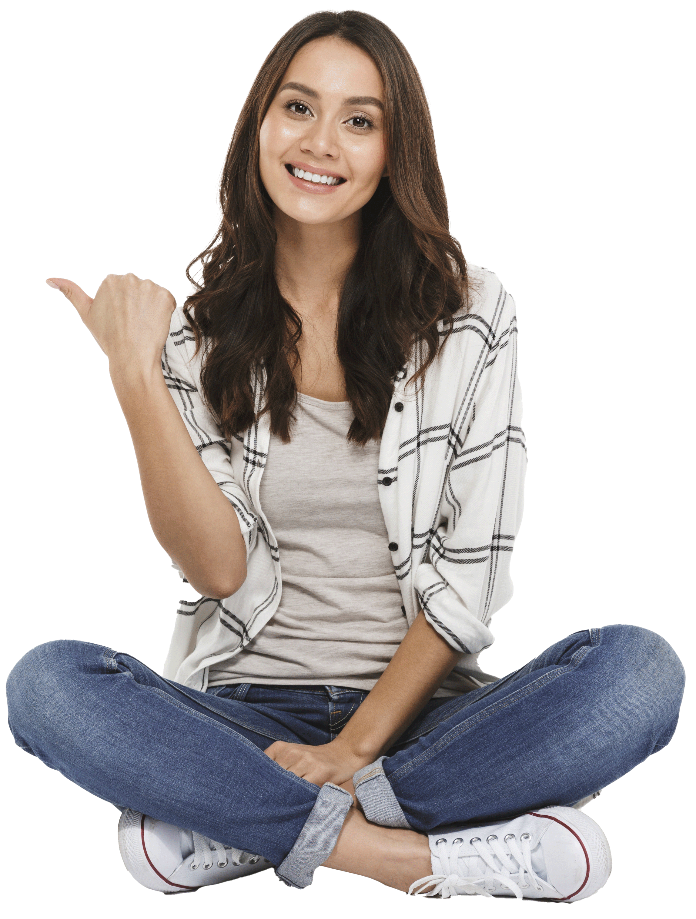 Professional woman finding career success